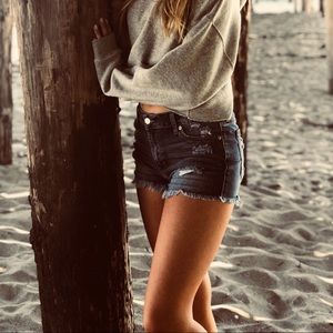 JUST USA ripped shorts size S